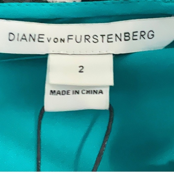 Diane Von Furstenberg Kaleb Embellished Lace Shift Dress - Picture 4 of 6